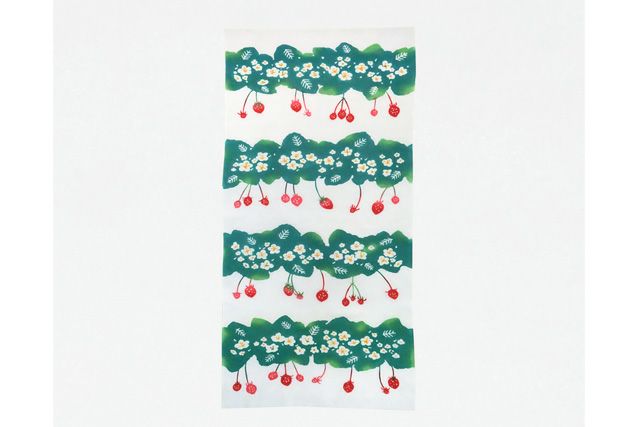 にじゆら手ぬぐいいちご畑