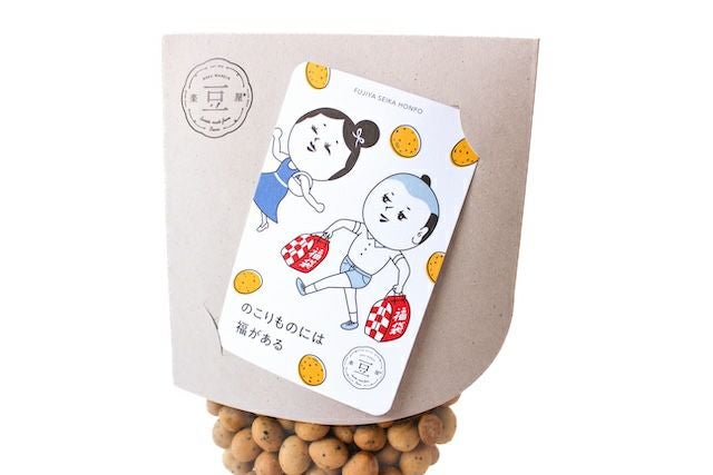 のこり福豆（スタンドパッケージ・カード付き）